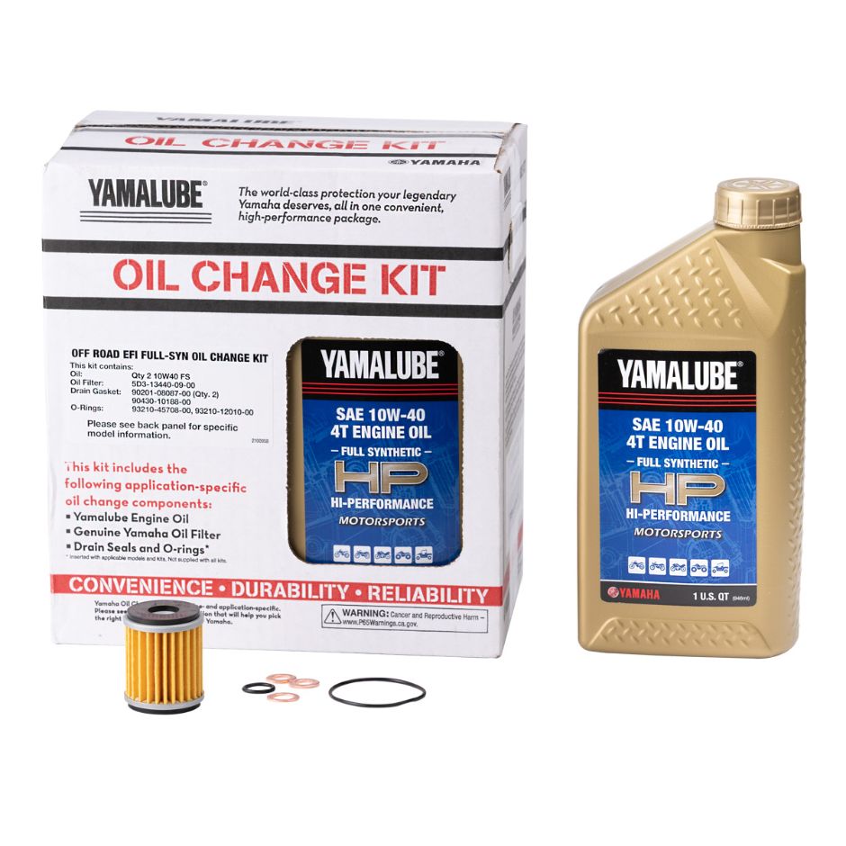 main image Yamalube EFI Full-Synthetic Oil Change Kit- Off Road